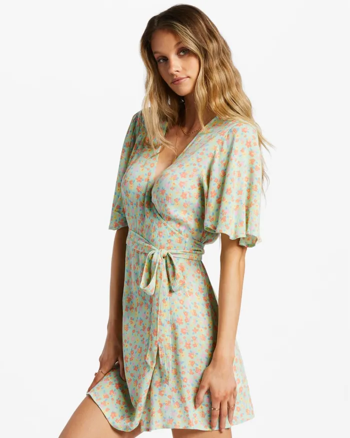 Billabong All For You Mini Dress Spearmint Women Dresses Billabong All For You Mini Dress Spearmint Women Dresses