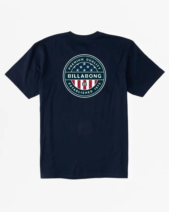 Billabong American Rotor TShirt Navy Men TShirts Billabong American Rotor TShirt Navy Men TShirts