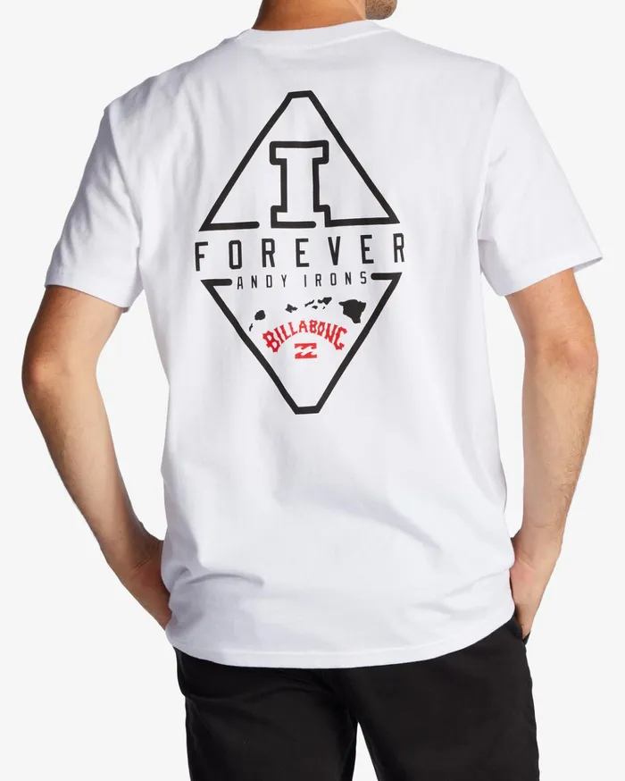 Billabong Andy Irons Diamond Short Sleeve TShirt White Men TShirts Billabong Andy Irons Diamond Short Sleeve TShirt White Men TShirts