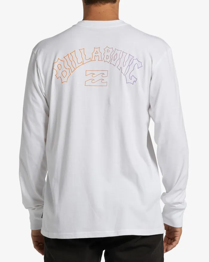 Billabong Arch Fill Long Sleeve TShirt White Men TShirts Billabong Arch Fill Long Sleeve TShirt White Men TShirts