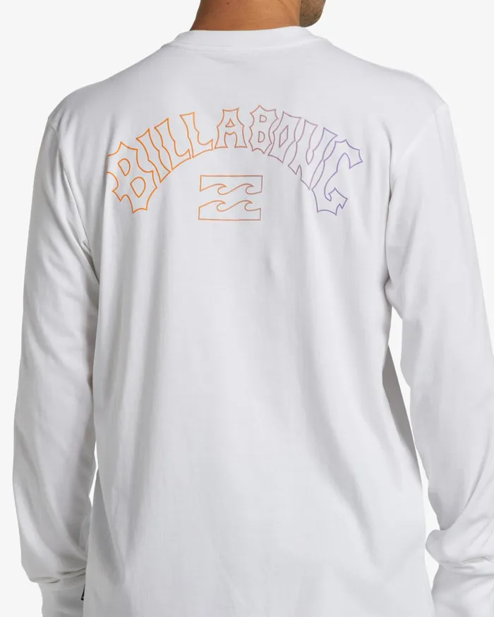 Billabong Arch Fill Long Sleeve TShirt White Men TShirts Billabong Arch Fill Long Sleeve TShirt White Men TShirts