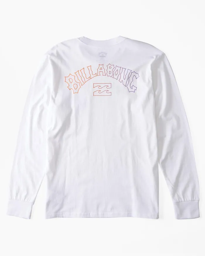 Billabong Arch Fill Long Sleeve TShirt White Men TShirts Billabong Arch Fill Long Sleeve TShirt White Men TShirts