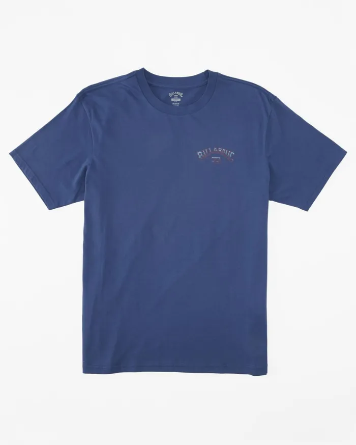 Billabong Arch Fill TShirt Dusty Blue Men TShirts Billabong Arch Fill TShirt Dusty Blue Men TShirts