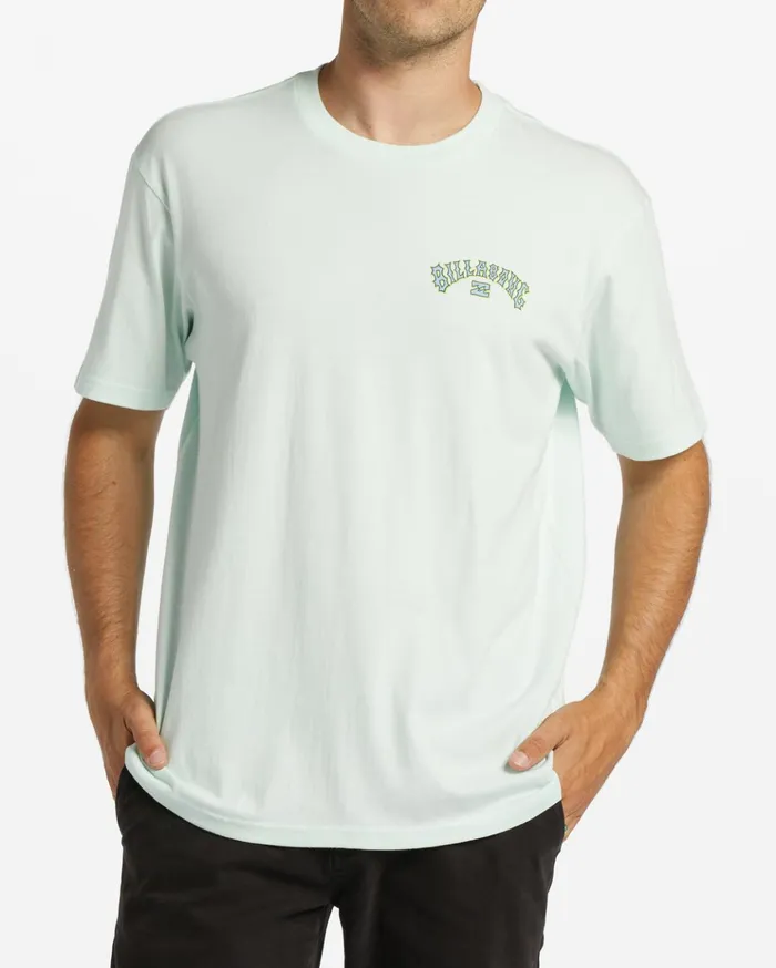 Billabong Arch Fill TShirt Seaglass Men TShirts