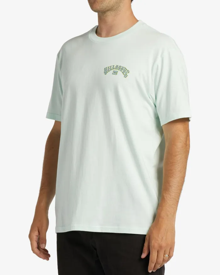 Billabong Arch Fill TShirt Seaglass Men TShirts Billabong Arch Fill TShirt Seaglass Men TShirts