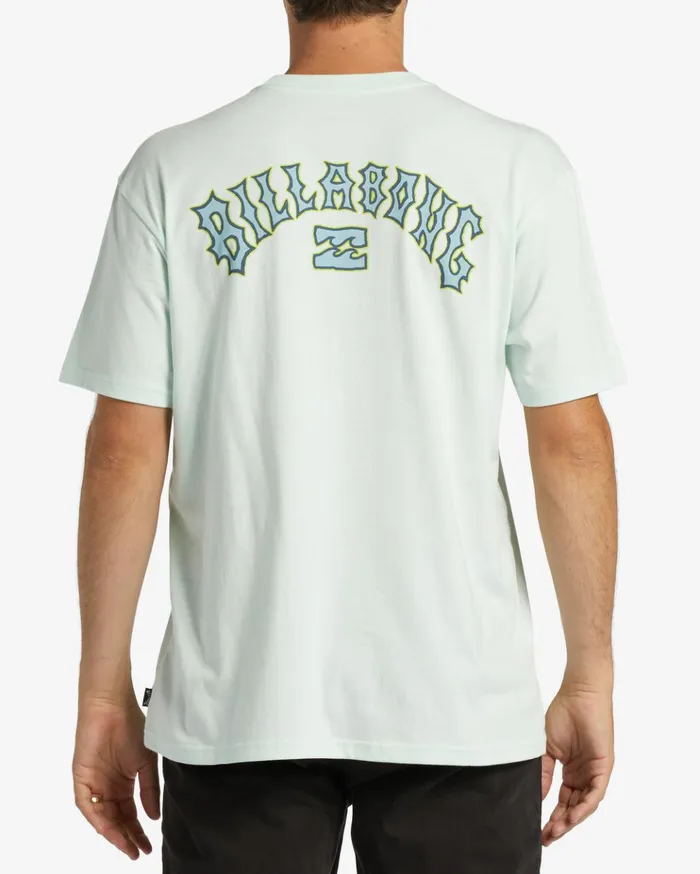 Billabong Arch Fill TShirt Seaglass Men TShirts Billabong Arch Fill TShirt Seaglass Men TShirts