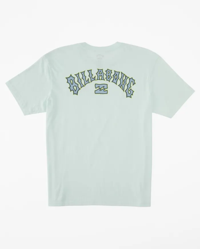 Billabong Arch Fill TShirt Seaglass Men TShirts Billabong Arch Fill TShirt Seaglass Men TShirts