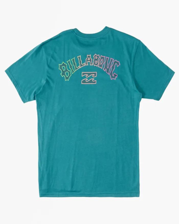 Billabong Arch Fill TShirt Teal Men TShirts Billabong Arch Fill TShirt Teal Men TShirts