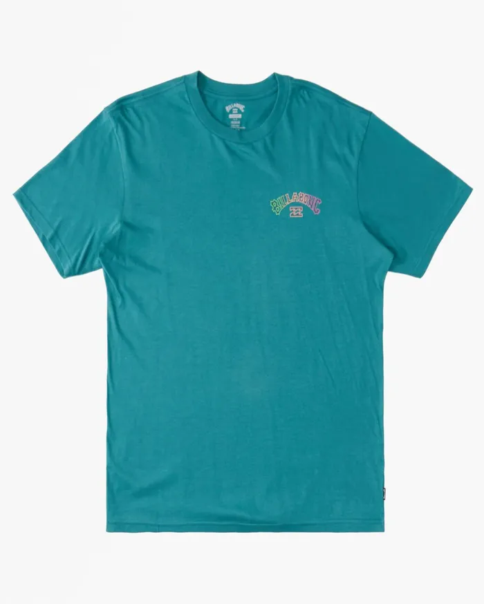 Billabong Arch Fill TShirt Teal Men TShirts Billabong Arch Fill TShirt Teal Men TShirts