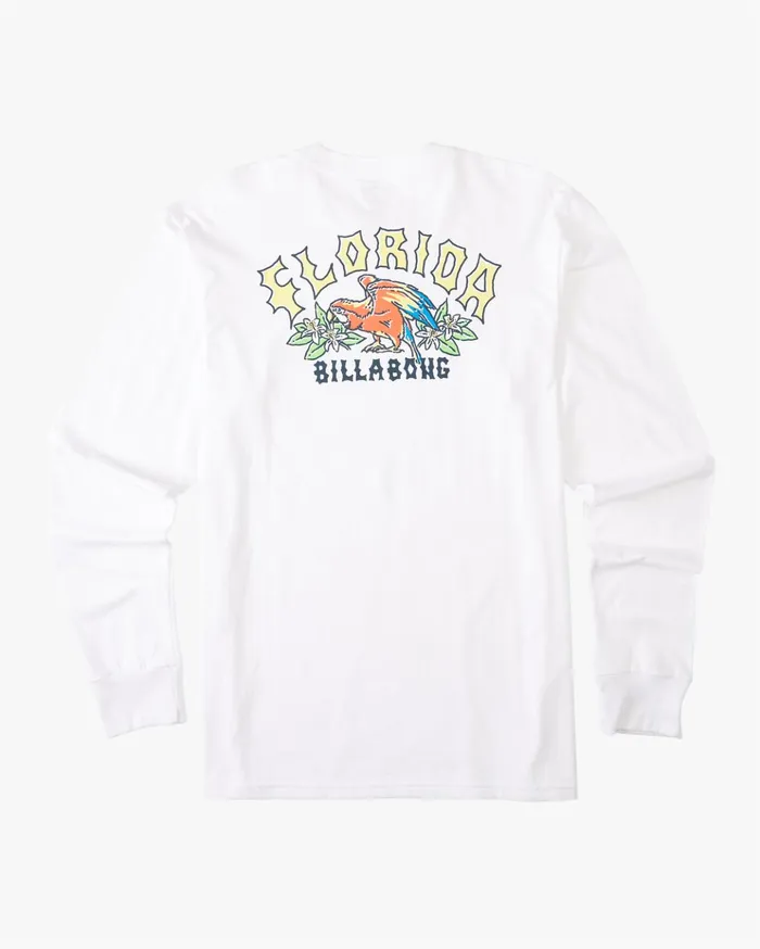 Billabong Arch Florida Long Sleeve TShirt White Men TShirts Billabong Arch Florida Long Sleeve TShirt White Men TShirts