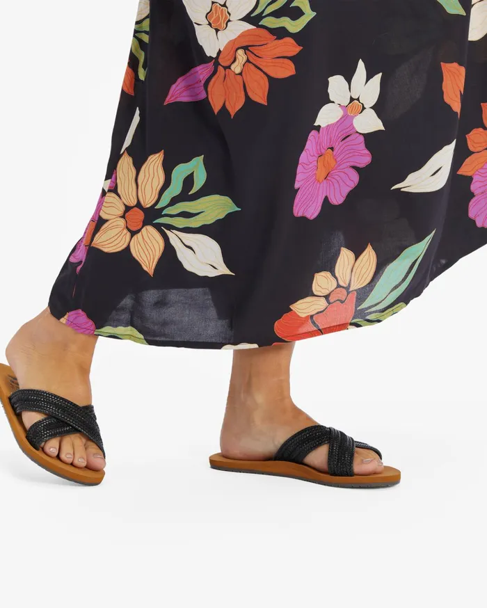 Billabong Avery Slider Sandals Off Black Women Shoes Billabong Avery Slider Sandals Off Black Women Shoes