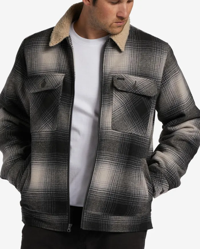 Billabong Barlow Sherpa Jacket Stealth Men Jackets Billabong Barlow Sherpa Jacket Stealth Men Jackets