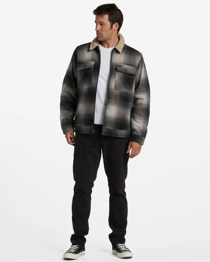 Billabong Barlow Sherpa Jacket Stealth Men Jackets Billabong Barlow Sherpa Jacket Stealth Men Jackets