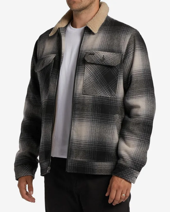 Billabong Barlow Sherpa Jacket Stealth Men Jackets Billabong Barlow Sherpa Jacket Stealth Men Jackets