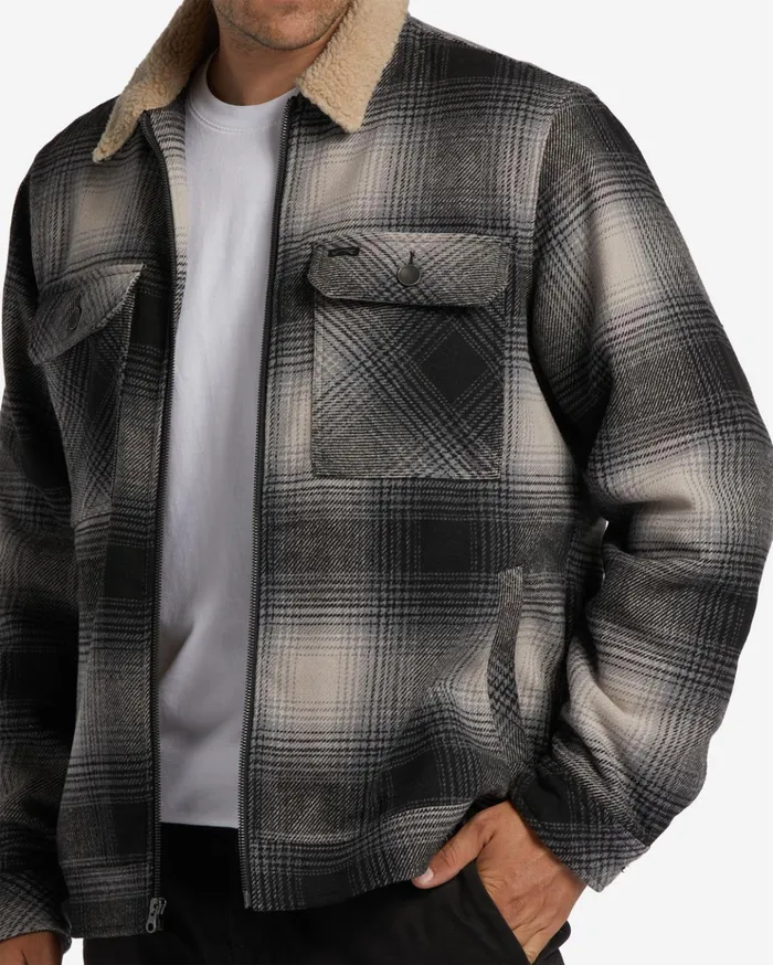 Billabong Barlow Sherpa Jacket Stealth Men Jackets Billabong Barlow Sherpa Jacket Stealth Men Jackets