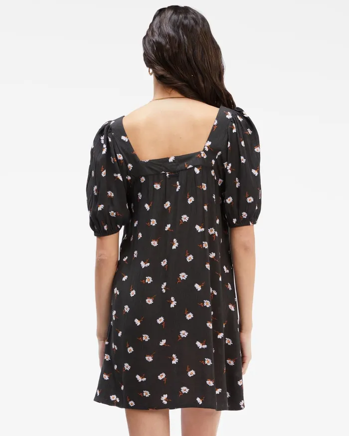 Billabong Bay Side Babydoll Dress Off Black Women Dresses Billabong Bay Side Babydoll Dress Off Black Women Dresses