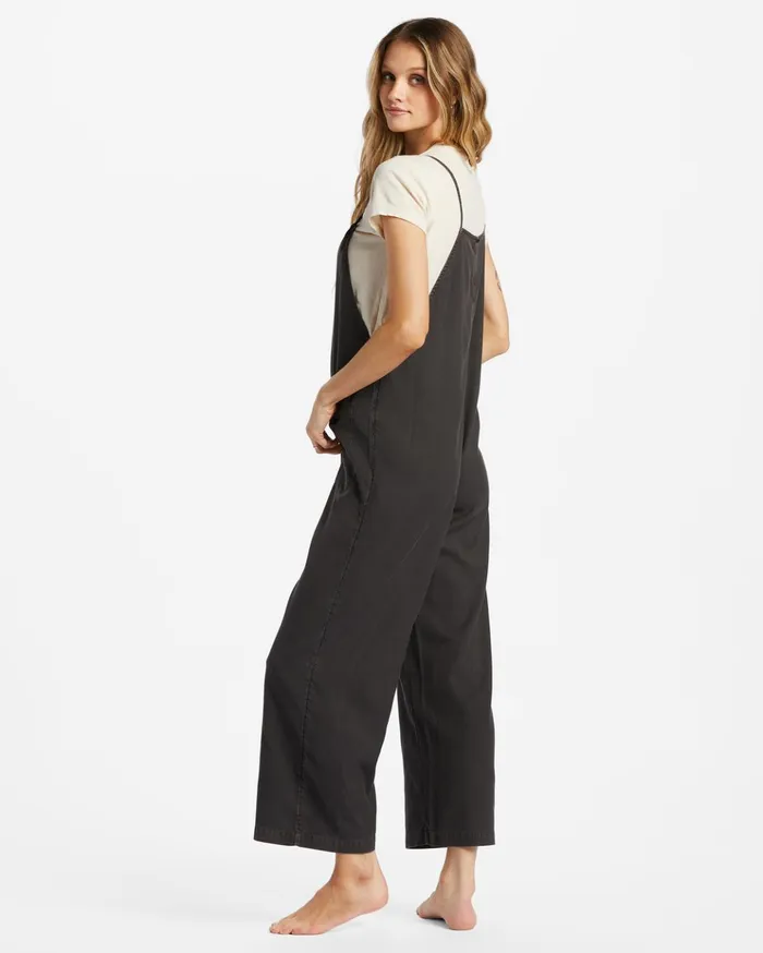 Billabong Beach Cruiser WideLeg Overalls Off Black 1 Women Rompers and Jumpsuits Billabong Beach Cruiser WideLeg Overalls Off Black 1 Women Rompers and Jumpsuits