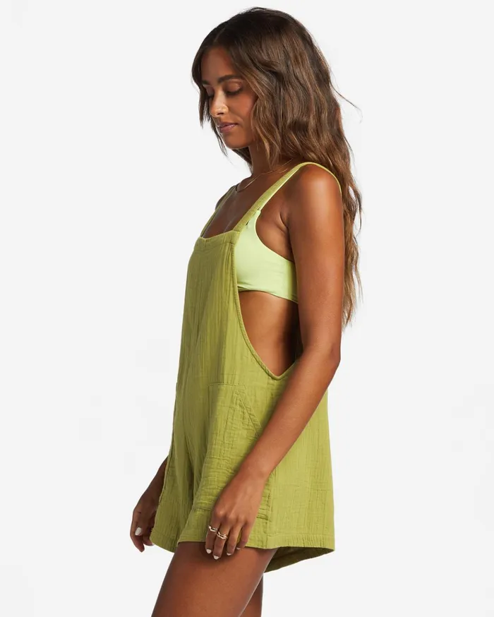 Billabong Beach Crush Romper Seaweed Women Shorts Billabong Beach Crush Romper Seaweed Women Shorts