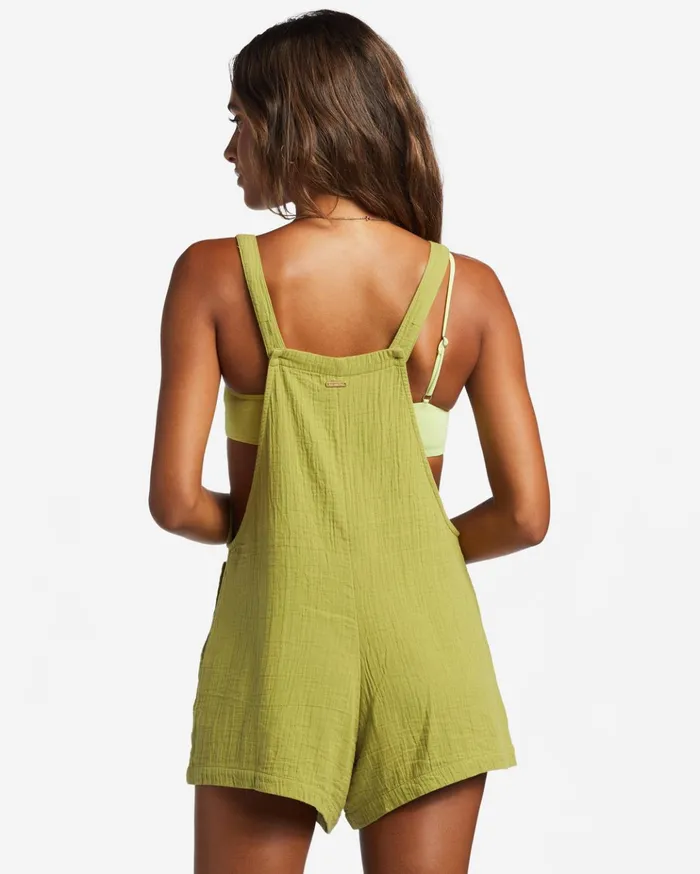 Billabong Beach Crush Romper Seaweed Women Shorts Billabong Beach Crush Romper Seaweed Women Shorts