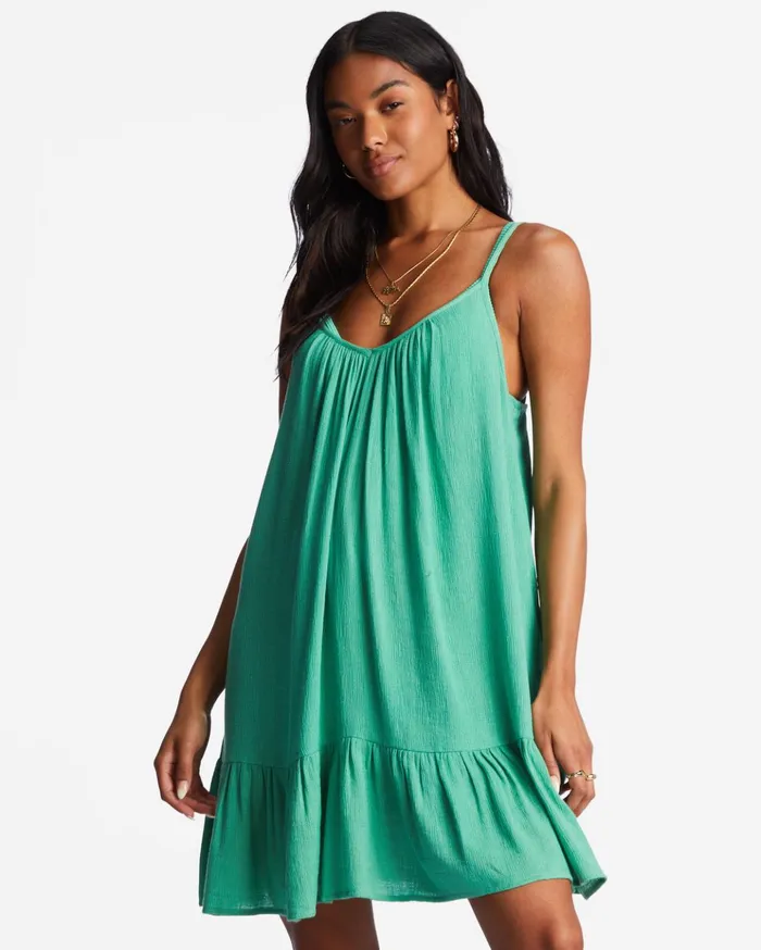 Billabong Beach Vibes Beach CoverUp Sweet Grass Women Dresses