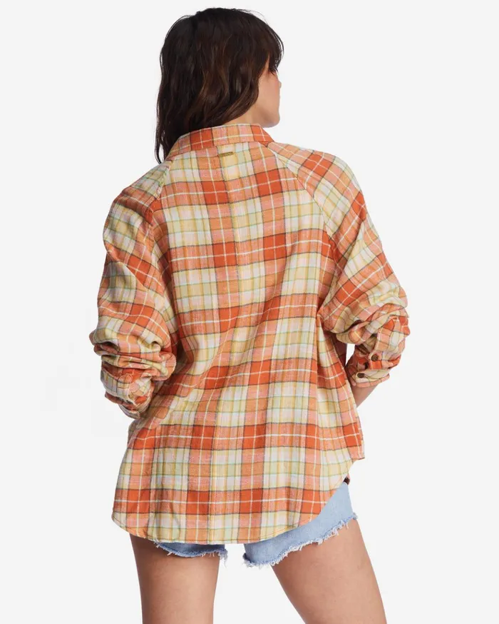 Billabong Best Time Long Sleeve Shirt Multi Women Tops Billabong Best Time Long Sleeve Shirt Multi Women Tops