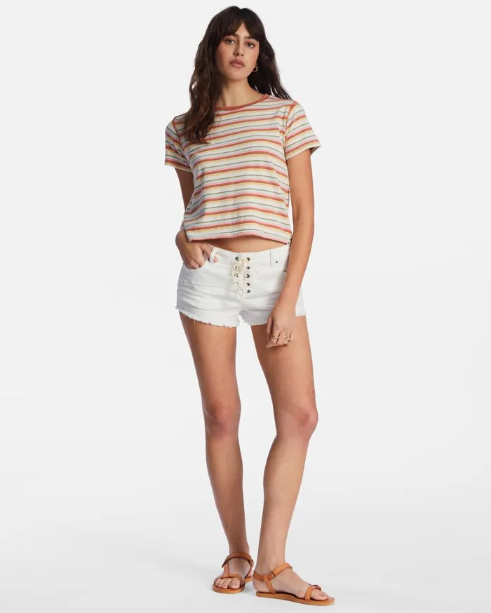 Billabong Better Than Basic TShirt Brick Women Tops Billabong Better Than Basic TShirt Brick Women Tops