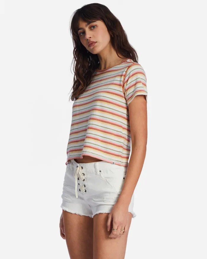 Billabong Better Than Basic TShirt Brick Women Tops Billabong Better Than Basic TShirt Brick Women Tops