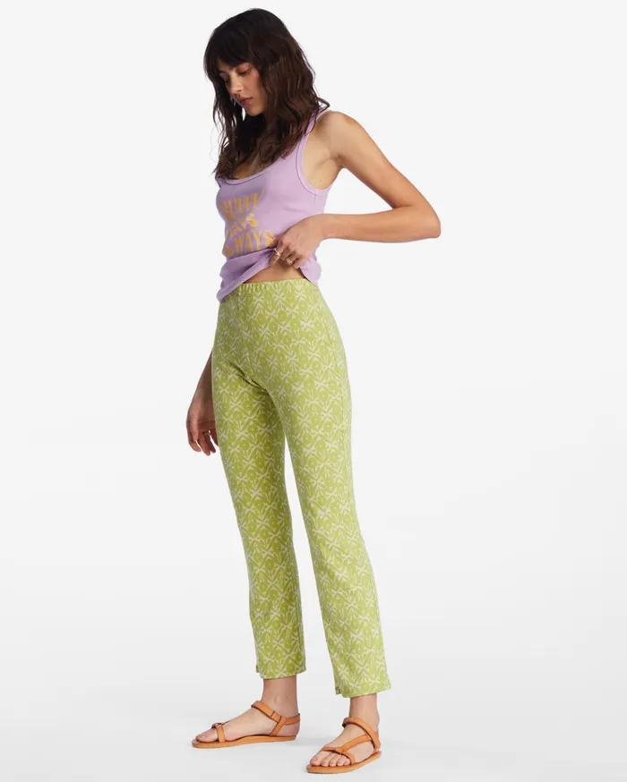Billabong Better Together Ankle Bootcut Knit Pants Moss Meadow Women Pants Billabong Better Together Ankle Bootcut Knit Pants Moss Meadow Women Pants