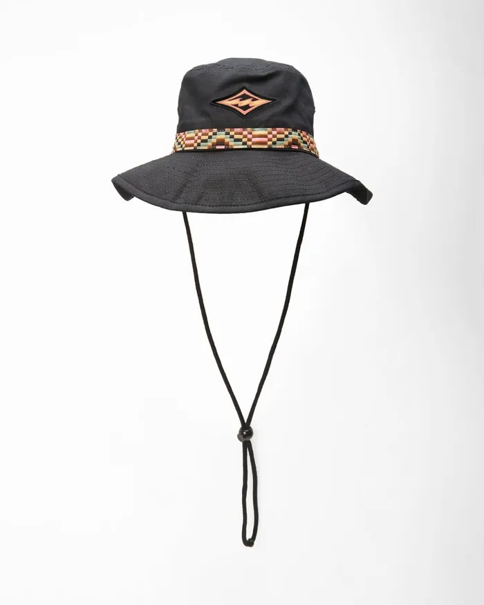 Billabong Big John Print Surf Safari Hat Black Multi Men Hats Billabong Big John Print Surf Safari Hat Black Multi Men Hats