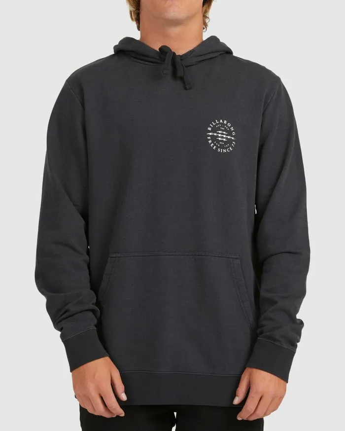 Billabong Big Wave Dan Pullover Hoodie Black Men Hoodies and Fleece