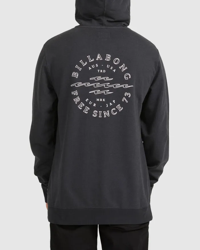 Billabong Big Wave Dan Pullover Hoodie Black Men Hoodies and Fleece Billabong Big Wave Dan Pullover Hoodie Black Men Hoodies and Fleece