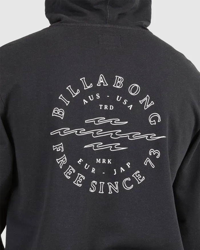 Billabong Big Wave Dan Pullover Hoodie Black Men Hoodies and Fleece Billabong Big Wave Dan Pullover Hoodie Black Men Hoodies and Fleece