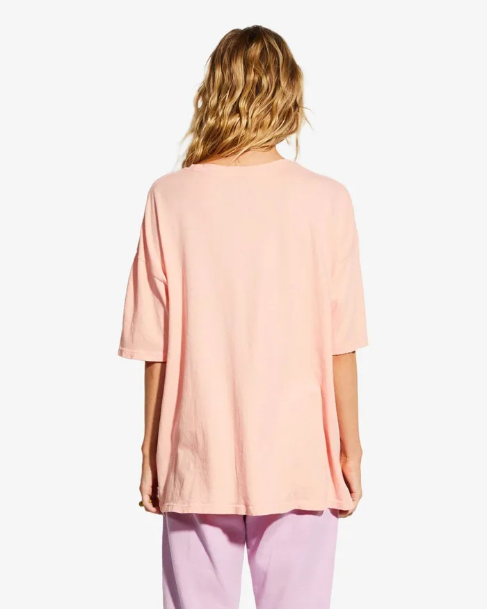 Billabong Billabong X Smiley True Boy Oversized TShirt Peach Kiss Women Tops Billabong Billabong X Smiley True Boy Oversized TShirt Peach Kiss Women Tops