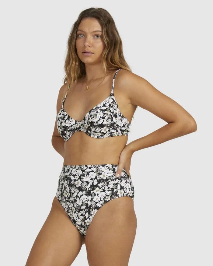 Billabong Bliss Fall High Retro Bikini Bottoms Black Women Bikini Bottoms Billabong Bliss Fall High Retro Bikini Bottoms Black Women Bikini Bottoms