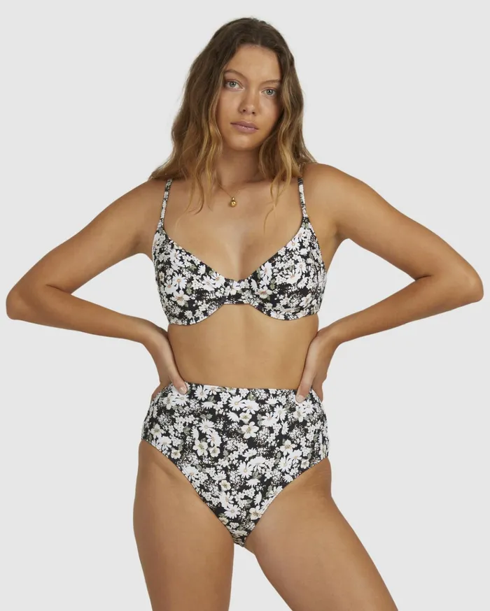 Billabong Bliss Fall High Retro Bikini Bottoms Black Women Bikini Bottoms Billabong Bliss Fall High Retro Bikini Bottoms Black Women Bikini Bottoms