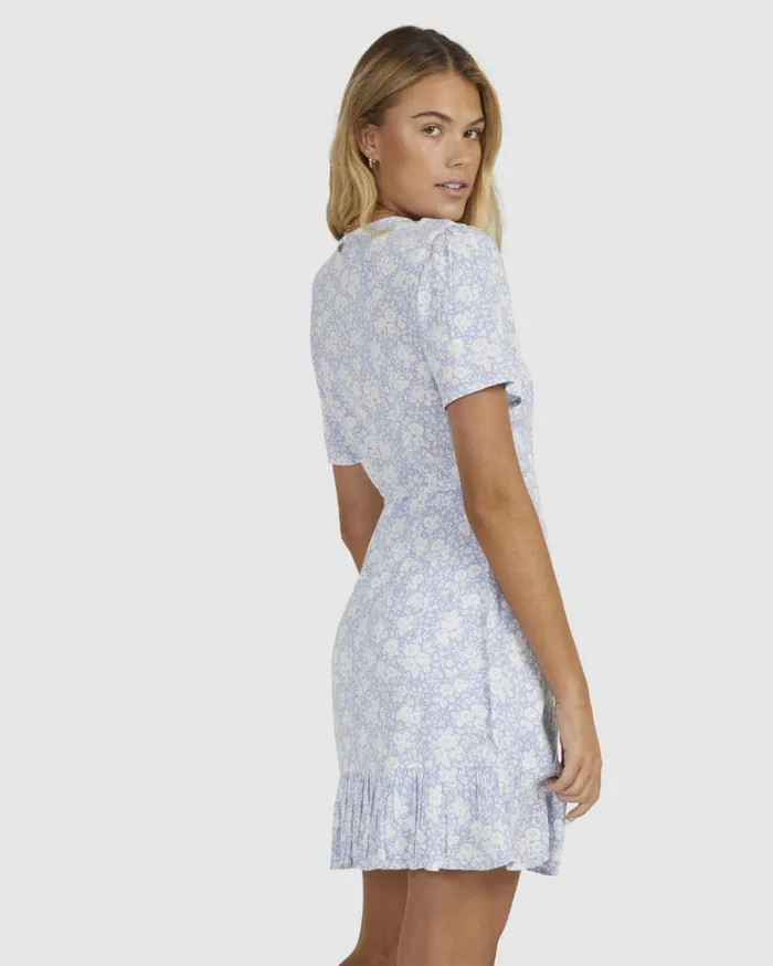 Billabong Blue Bell Bella Wrap Dress Blue Women Dresses Billabong Blue Bell Bella Wrap Dress Blue Women Dresses