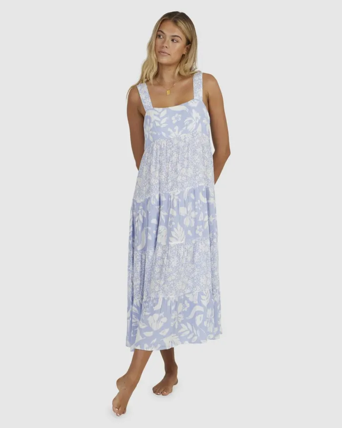 Billabong Blue Bell Shine On Midi Dress Blue Women Dresses Billabong Blue Bell Shine On Midi Dress Blue Women Dresses