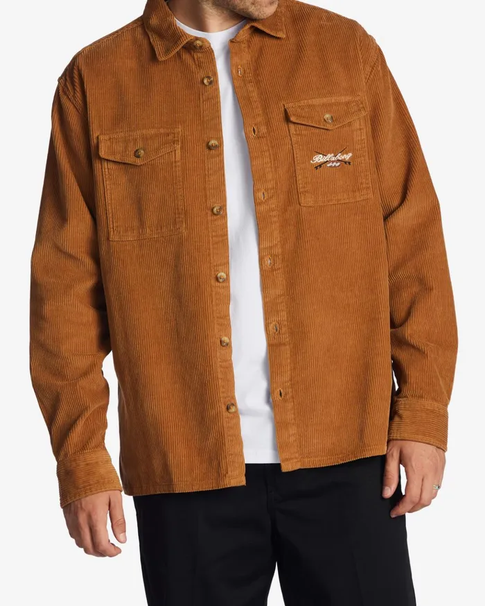 Billabong Bong Days Long Sleeve Shirt Earth Men Shirts