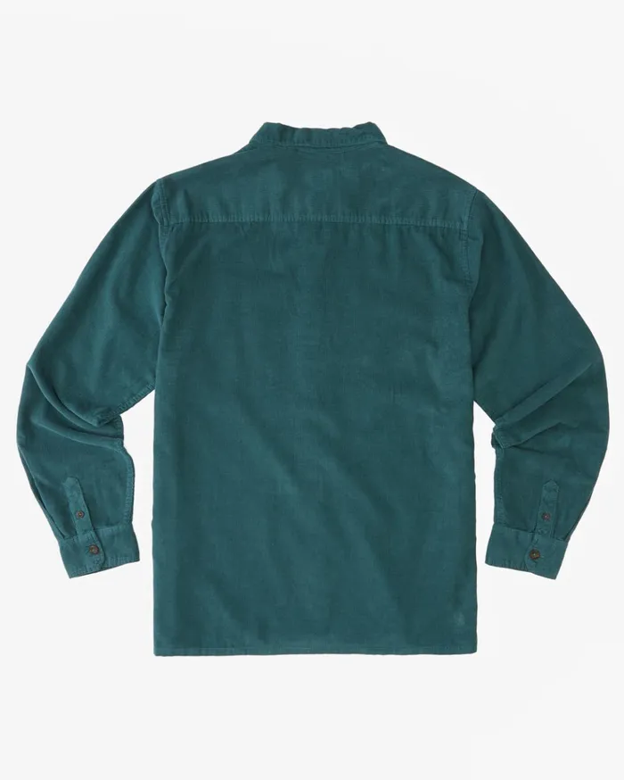 Billabong Bowie Long Sleeve Corduroy Shirt Cypress Men Shirts Billabong Bowie Long Sleeve Corduroy Shirt Cypress Men Shirts
