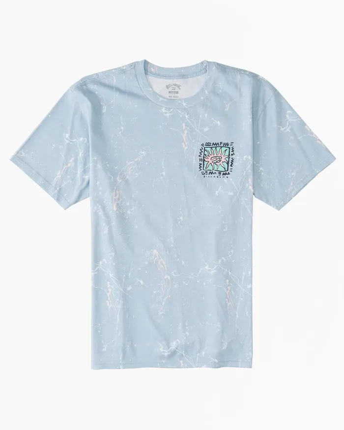 Billabong Boxed In TShirt Washed Blue Men TShirts Billabong Boxed In TShirt Washed Blue Men TShirts