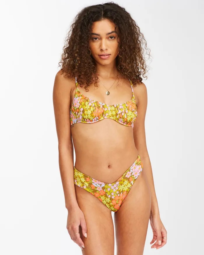 Billabong Bring On The Bliss Bralette Ruched Bikini Top Multi Women Bikini Tops Billabong Bring On The Bliss Bralette Ruched Bikini Top Multi Women Bikini Tops