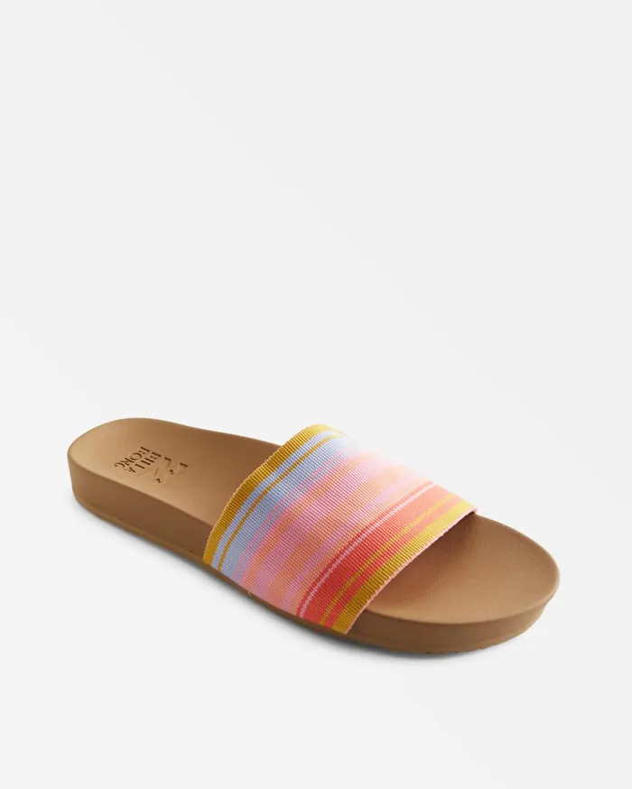 Billabong Buena Vista Single Strap Slide Sandals Multi Women Shoes Billabong Buena Vista Single Strap Slide Sandals Multi Women Shoes