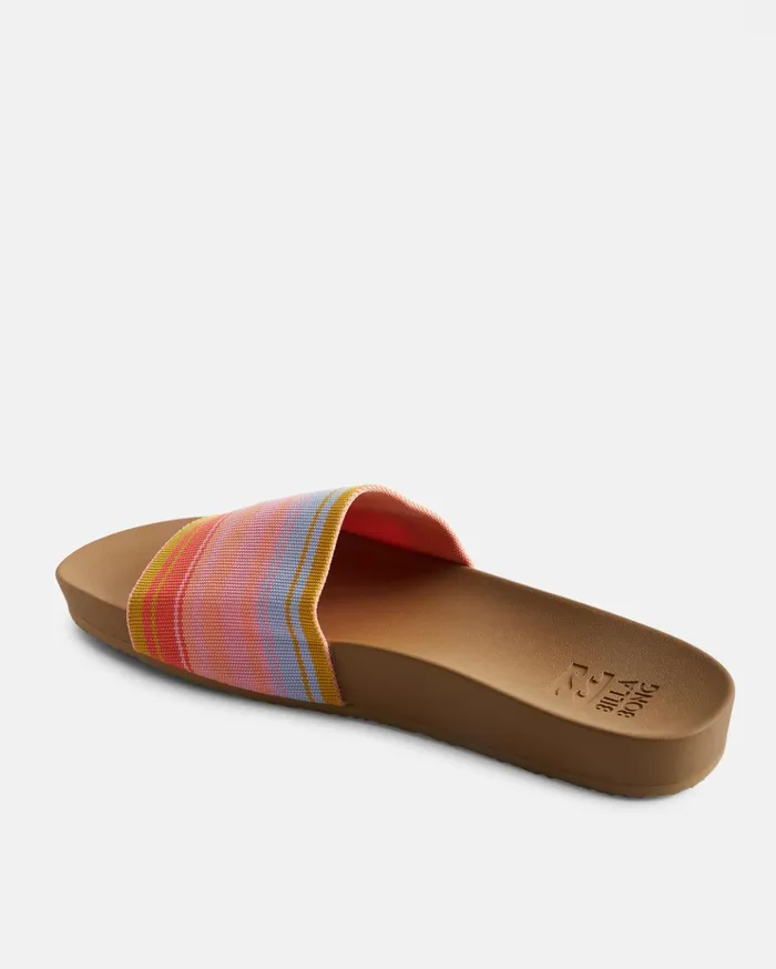 Billabong Buena Vista Single Strap Slide Sandals Multi Women Shoes Billabong Buena Vista Single Strap Slide Sandals Multi Women Shoes