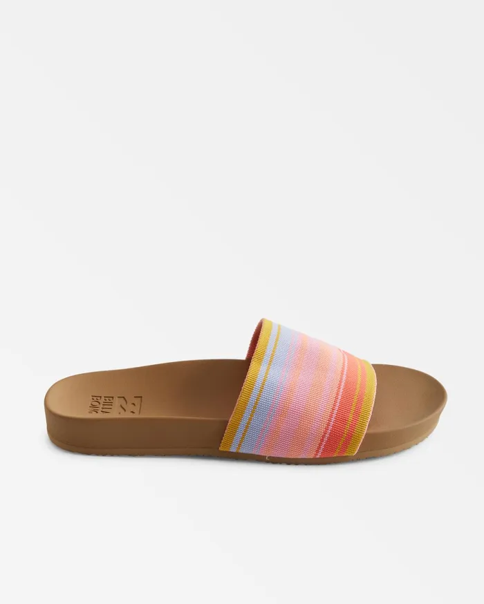 Billabong Buena Vista Single Strap Slide Sandals Multi Women Shoes Billabong Buena Vista Single Strap Slide Sandals Multi Women Shoes