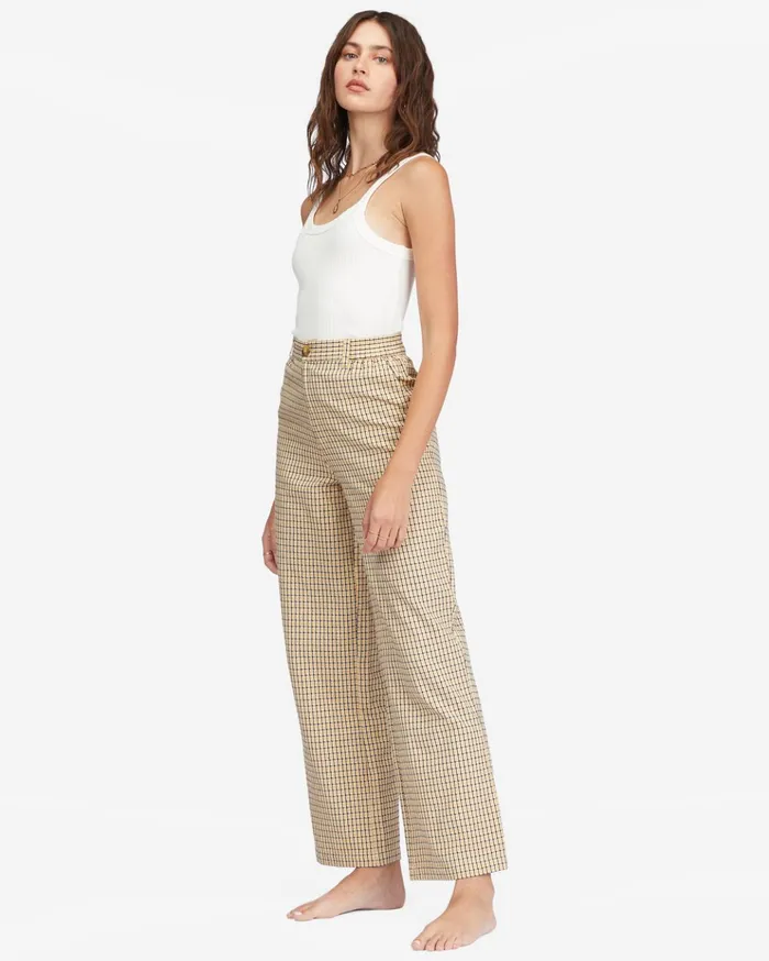 Billabong By The Bay WideLeg Pants Desert Clay Women Pants Billabong By The Bay WideLeg Pants Desert Clay Women Pants