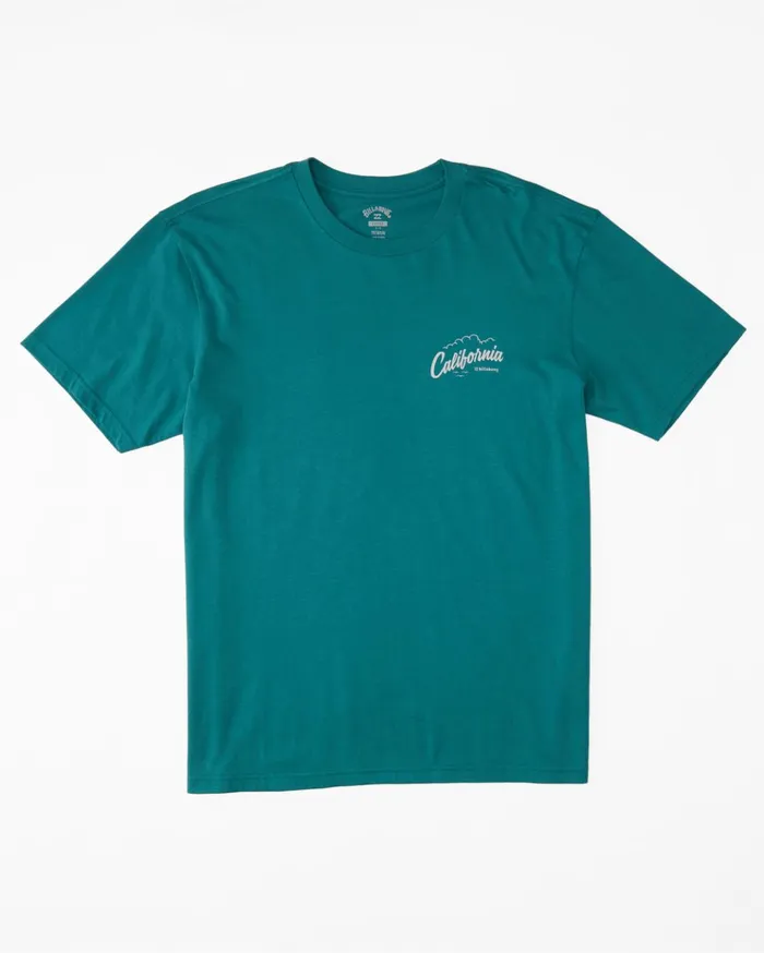 Billabong CA Greeter TShirt Teal Men TShirts Billabong CA Greeter TShirt Teal Men TShirts