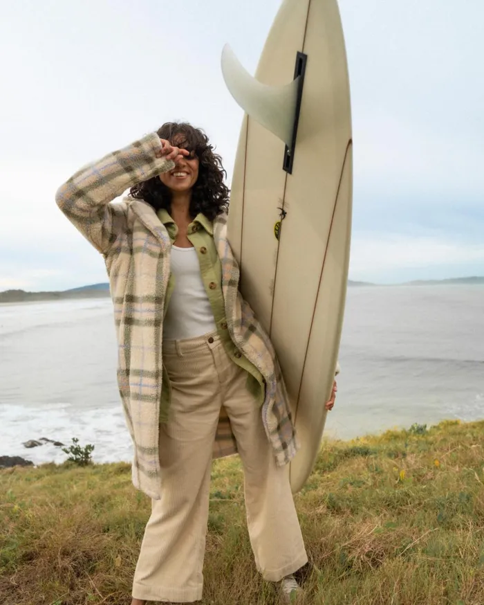 Billabong Candy Corduroy Pants White Sand Women Pants