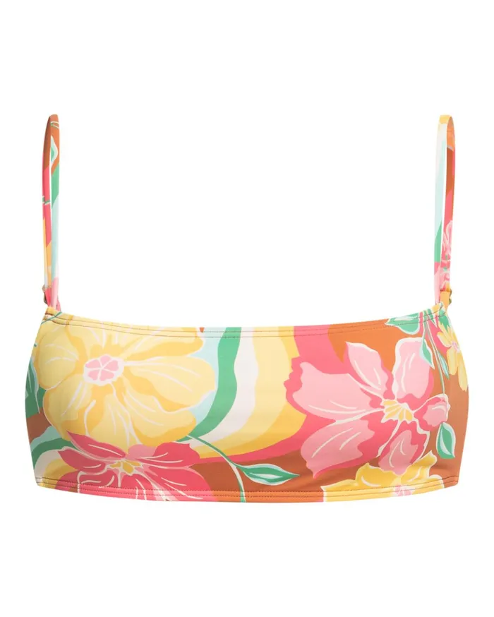 Billabong Chasin Sunbeams Square Bralette Bikini Top Multi Women Bikinis Billabong Chasin Sunbeams Square Bralette Bikini Top Multi Women Bikinis