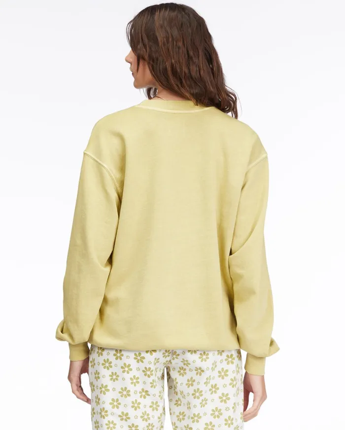 Billabong Chasing The Moon Crewneck Sweatshirt Kiwi Women Hoodies and Fleece Billabong Chasing The Moon Crewneck Sweatshirt Kiwi Women Hoodies and Fleece