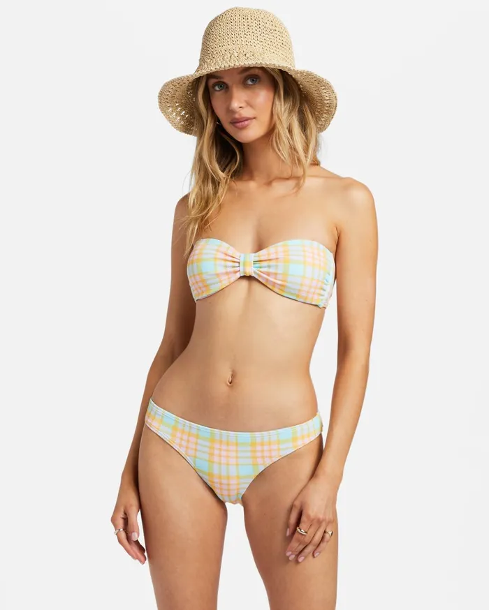 Billabong Check Please Bandeau Bikini Top Multi Women Bikini Tops Billabong Check Please Bandeau Bikini Top Multi Women Bikini Tops